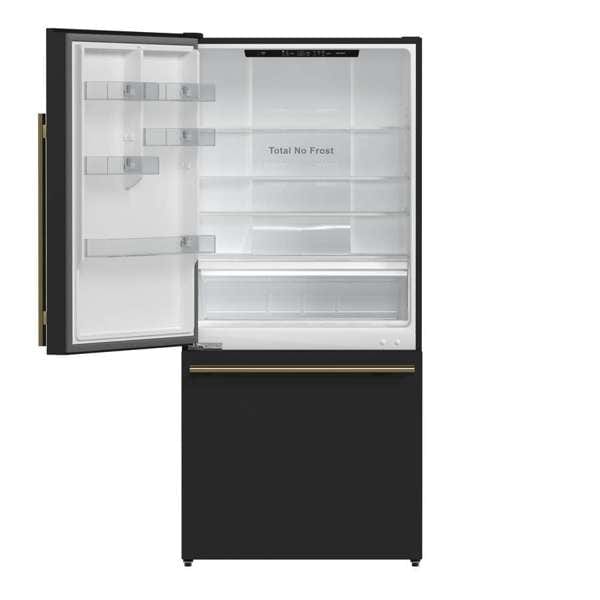 Forno Espresso Milano 62" Side by Side Refrigerator FFFFD1787-60BLK Refrigerators FFFFD1787-60BLK Wine Coolers Empire