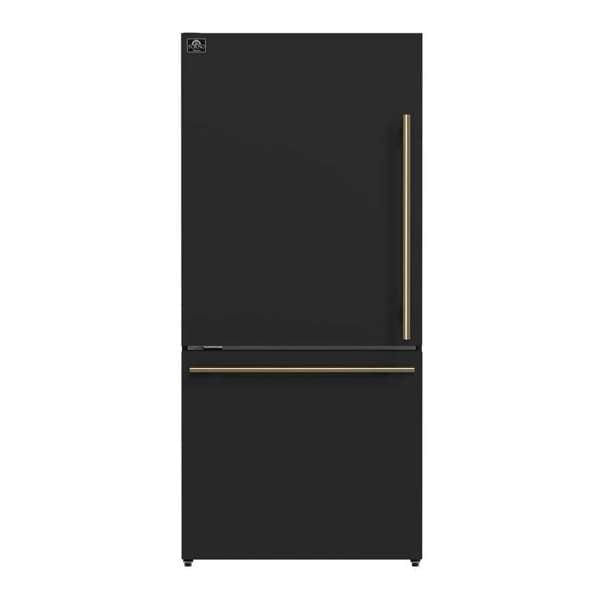 Forno Espresso Milano 62" Side by Side Refrigerator FFFFD1787-60BLK Refrigerators FFFFD1787-60BLK Wine Coolers Empire