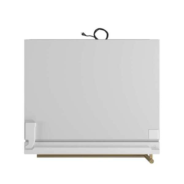 Forno Espresso Milano 62" White Freestanding Bottom Freezer Refrigerator Refrigerators FFFFD1787-60WHT Wine Coolers Empire