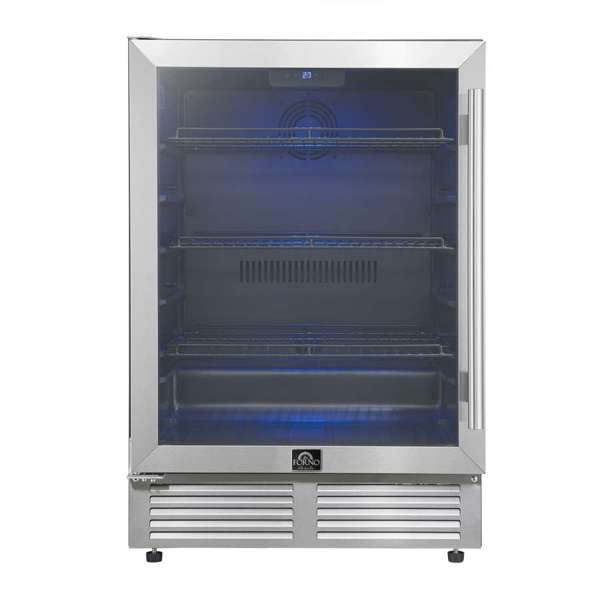 Forno Frescolino 24 Inch Beverage Cooler FWCDR6665-24S Wine/Beverage Coolers Combo FWCDR6665-24S Wine Coolers Empire