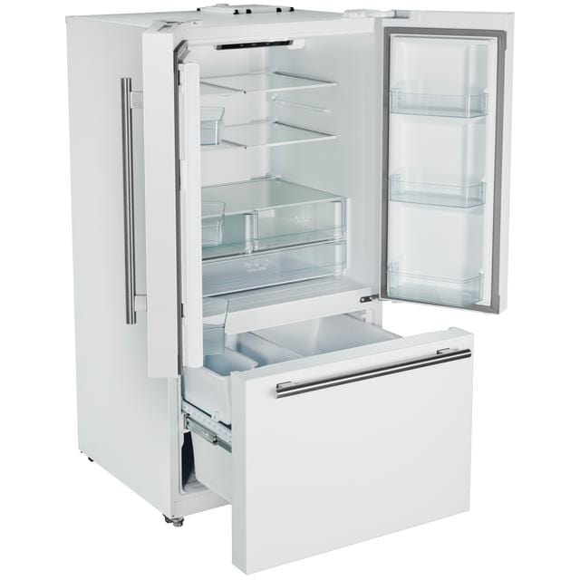 Forno Rivello 36 Inch French Door White Refrigerator FFFFD1783-36WHT Refrigerators FFFFD1783-36WHT Wine Coolers Empire