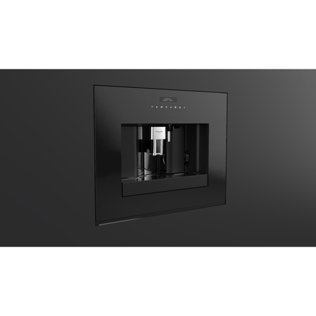 Fulgor Milano 24" Built-In Fully Automatic Coffee Machine, Black Glass - F7BC24B1 Coffee Dispensers F7BC24B1 Wine Coolers Empire