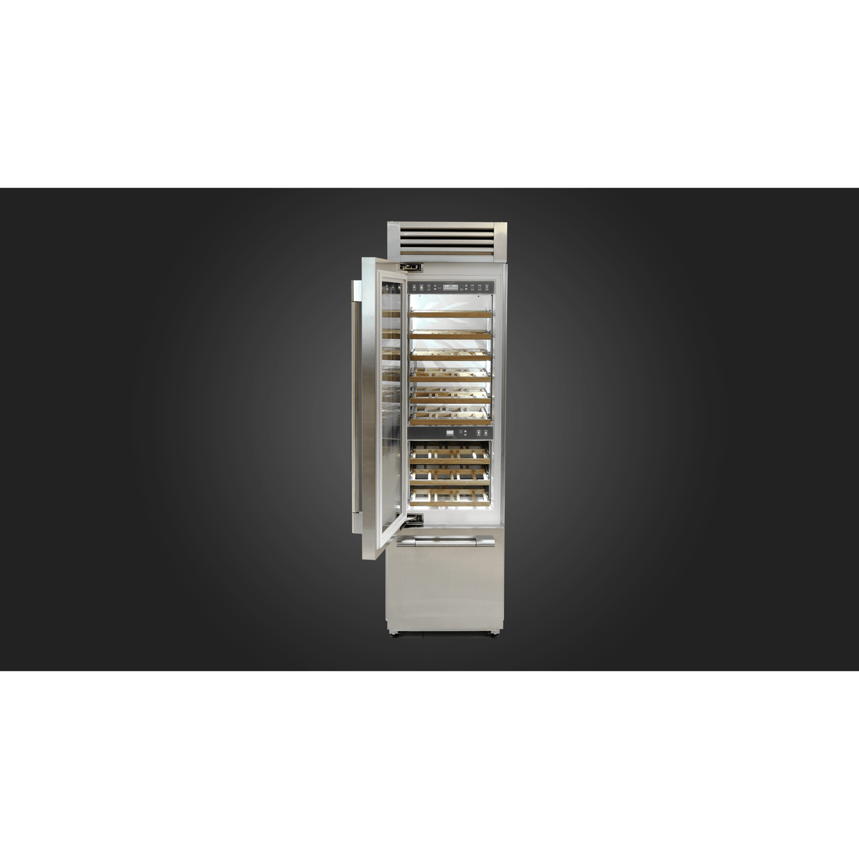 Fulgor Milano 24" Dual Zone Wine Cellar with 54 Bottle Capacity - F7PBW24S2 Wine Coolers Wine Coolers Empire