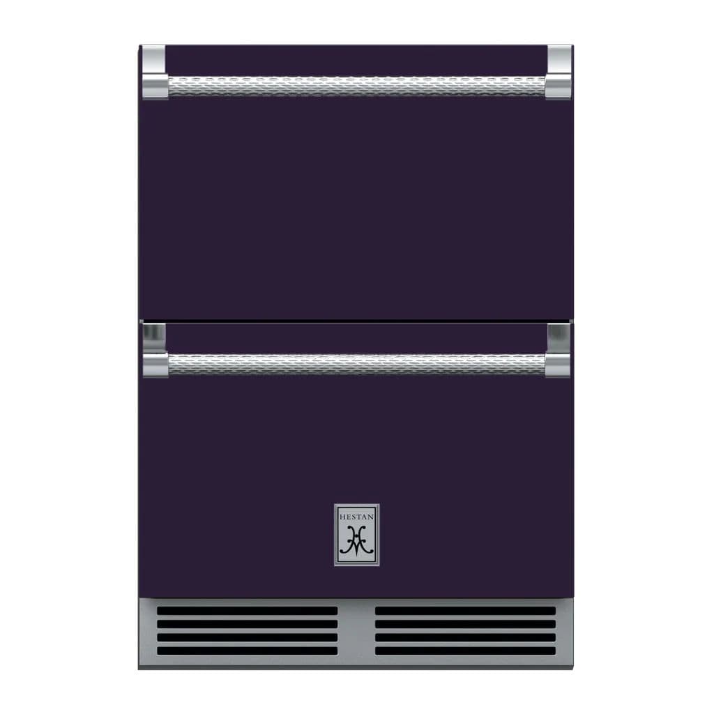 Hestan 24" Undercounter Refrigerator Drawer and Freezer Drawer - GRF Series Refrigerators GRFR24-PP Wine Coolers Empire