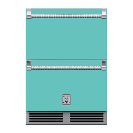 Hestan 24" Undercounter Refrigerator Drawer and Freezer Drawer - GRF Series Refrigerators GRFR24-TQ Wine Coolers Empire