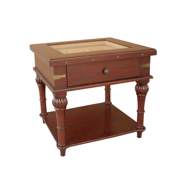 Humidor Supreme Scottsdale End Table Humidor | Holds 300 Cigars HUM-300ET Cigar Humidors HUM-300ET Wine Coolers Empire