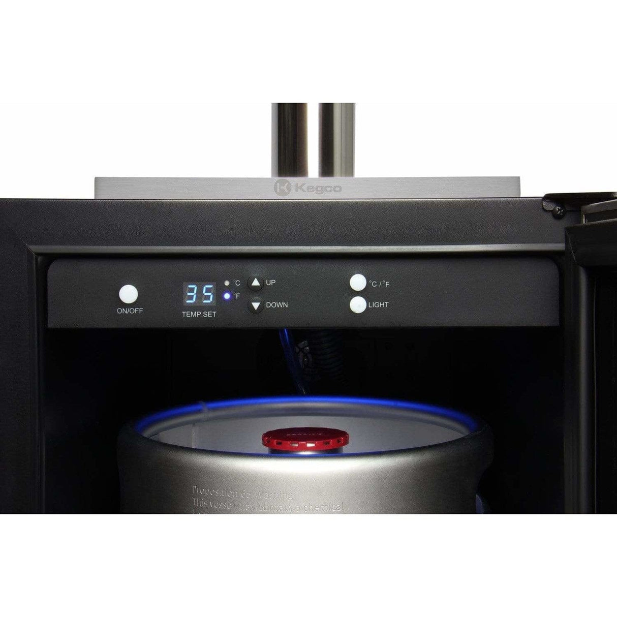 Kegco 15" Wide Built-in with Stainless Steel Door Kegerator VSK-15SSRN Kegerators VSK-15SSRN Wine Coolers Empire