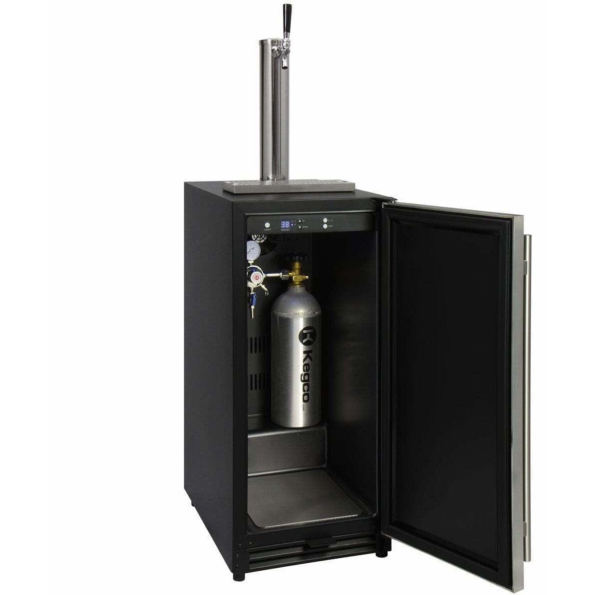 Kegco 15" Wide Built-in with Stainless Steel Door Kegerator VSK-15SSRN Kegerators VSK-15SSRN Wine Coolers Empire
