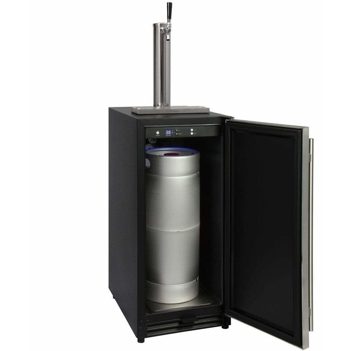 Kegco 15" Wide Built-in with Stainless Steel Door Kegerator VSK-15SSRN Kegerators VSK-15SSRN Wine Coolers Empire