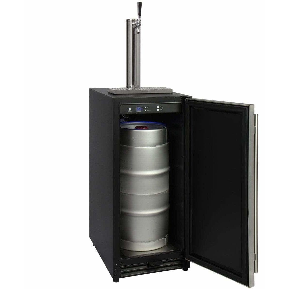 Kegco 15" Wide Built-in with Stainless Steel Door Kegerator VSK-15SSRN Kegerators VSK-15SSRN Wine Coolers Empire