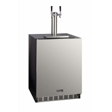 Kegco 24" Wide Dual Tap Stainless Steel Right Hinge Built-in ADA with Kit Kegerator HK48BSA-2 Kegerators HK48BSA-2 Wine Coolers Empire