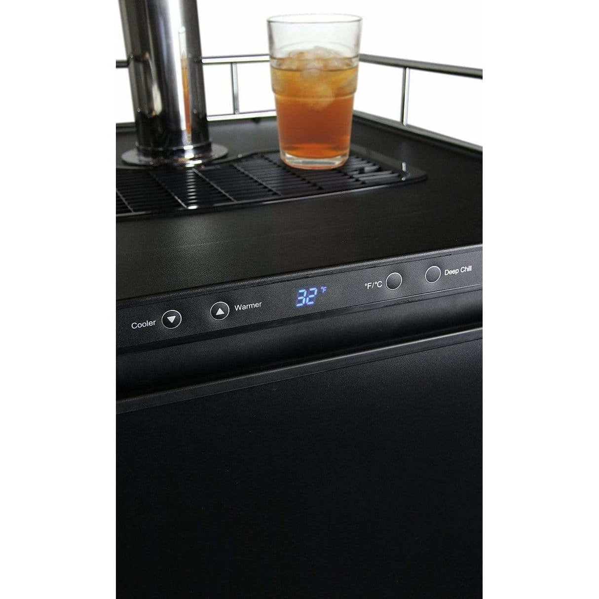 Kegco 24" Wide Kombucha Single Tap Black Kegerator KOM30B-1 Kegerators KOM30B-1NK Wine Coolers Empire