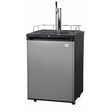 Kegco 24" Wide Single Tap Stainless Steel Home Brew Kegerator HBK309S-1 Kegerators HBK309S-1NK Wine Coolers Empire