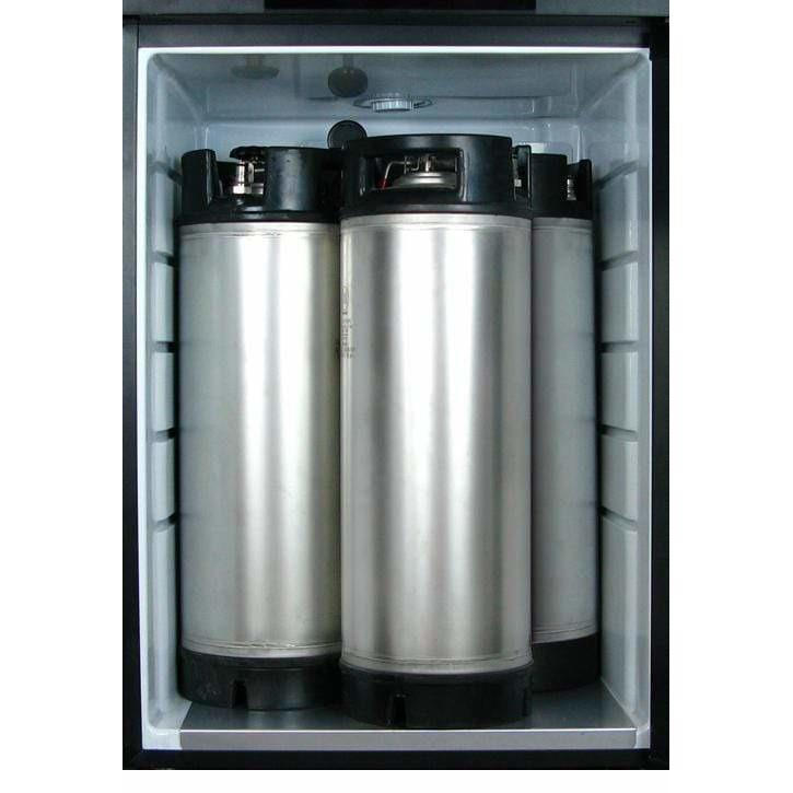 Kegco 24" Wide Triple Tap Stainless Steel Home Brew Kegerator HBK209S-3 Kegerators HBK209S-3NK Wine Coolers Empire