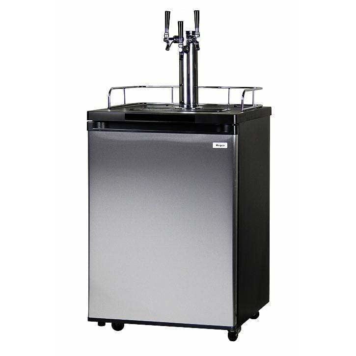 Kegco 24" Wide Triple Tap Stainless Steel Kegerator K209SS-3 Kegerators K209SS-3NK Wine Coolers Empire