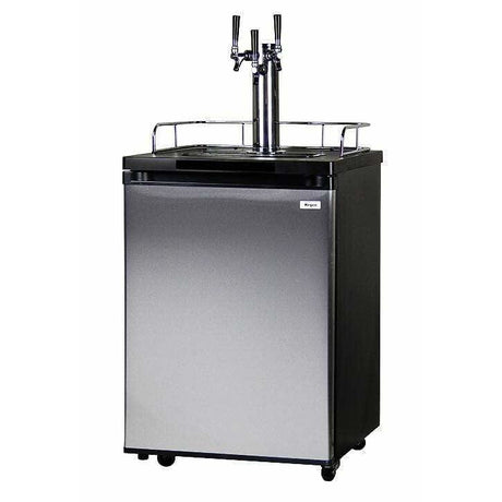 Kegco 24" Wide Triple Tap Stainless Steel Kegerator K209SS-3 Kegerators K209SS-3NK Wine Coolers Empire