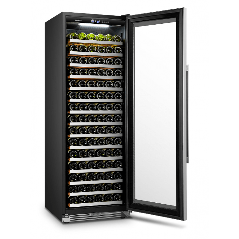 Lanbo 169 Bottles Single Zone Stainless Steel Wine Coolers LP168S Wine Coolers LP168S Wine Coolers Empire
