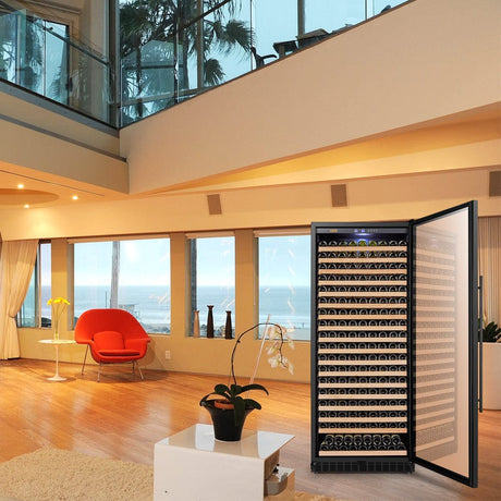 Lanbo 289 Bottles Single Zone Stainless Steel Wine Coolers LW321S Wine Coolers LW321S Wine Coolers Empire