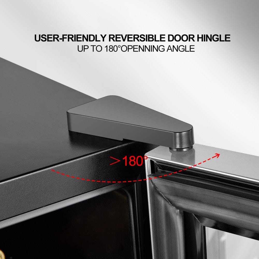 Lanbo 52 Bottles Single Zone Stainless Steel Wine Coolers LW52S Wine Coolers LW52S Wine Coolers Empire