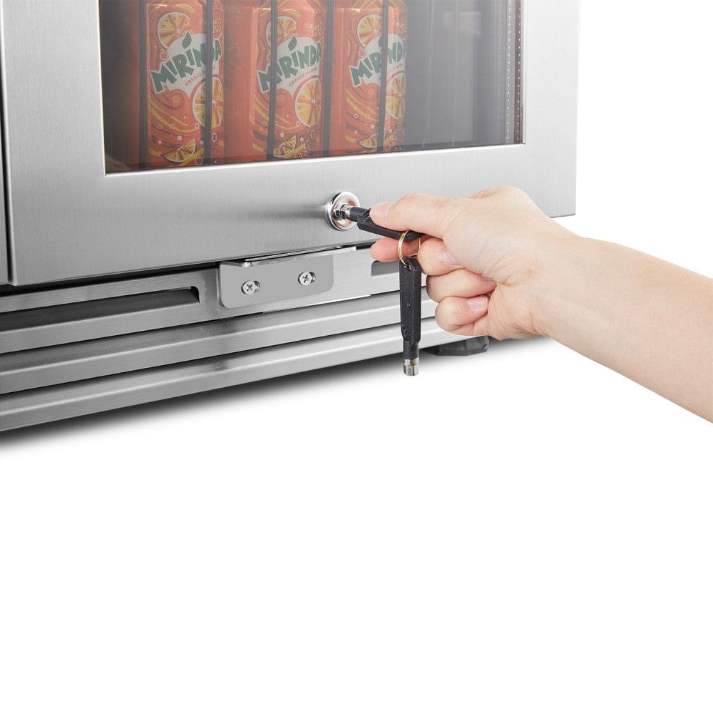 Lanbo Pro 30" Dual Zone Stainless Steel Wine and Beverage Coolers LP66B Wine/Beverage Coolers Combo LP66B Wine Coolers Empire