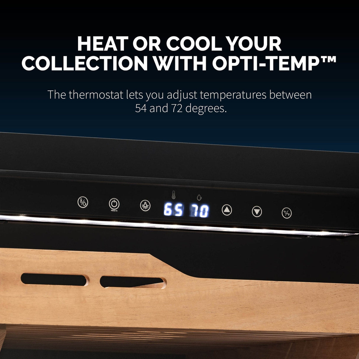 NewAir 1,500-Count Electric Cigar Humidor NCH1K5BK00 Cigar Humidors NCH1K5BK00 Wine Coolers Empire