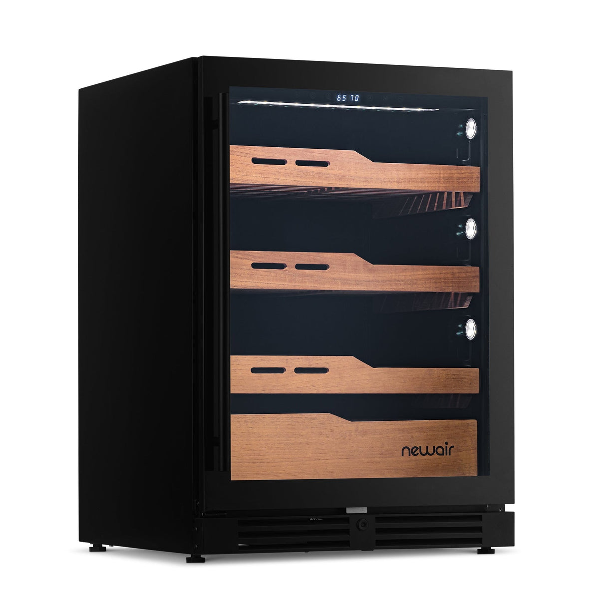 NewAir 1,500-Count Electric Cigar Humidor NCH1K5BK00 Cigar Humidors NCH1K5BK00 Wine Coolers Empire