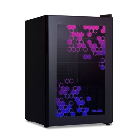 NewAir 126-Can Freestanding Prismatic Beverage Fridge Beverage Centers NBC126HX00 Wine Coolers Empire