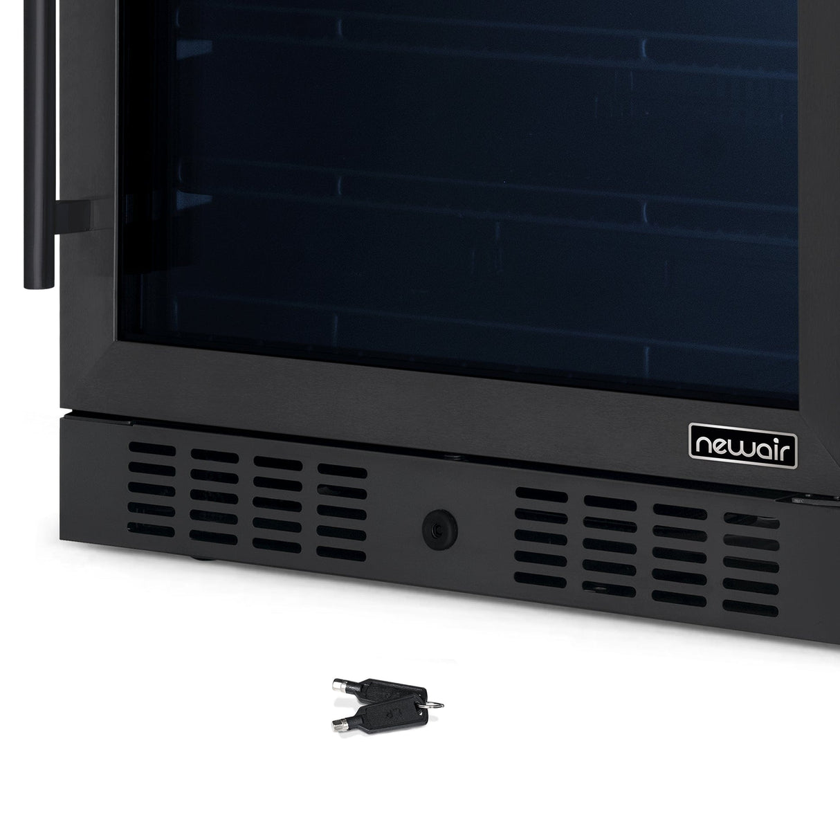 NewAir 177-Can Built-In or Freestanding Black Beverage Fridge Beverage Centers NBC177BS01 Wine Coolers Empire