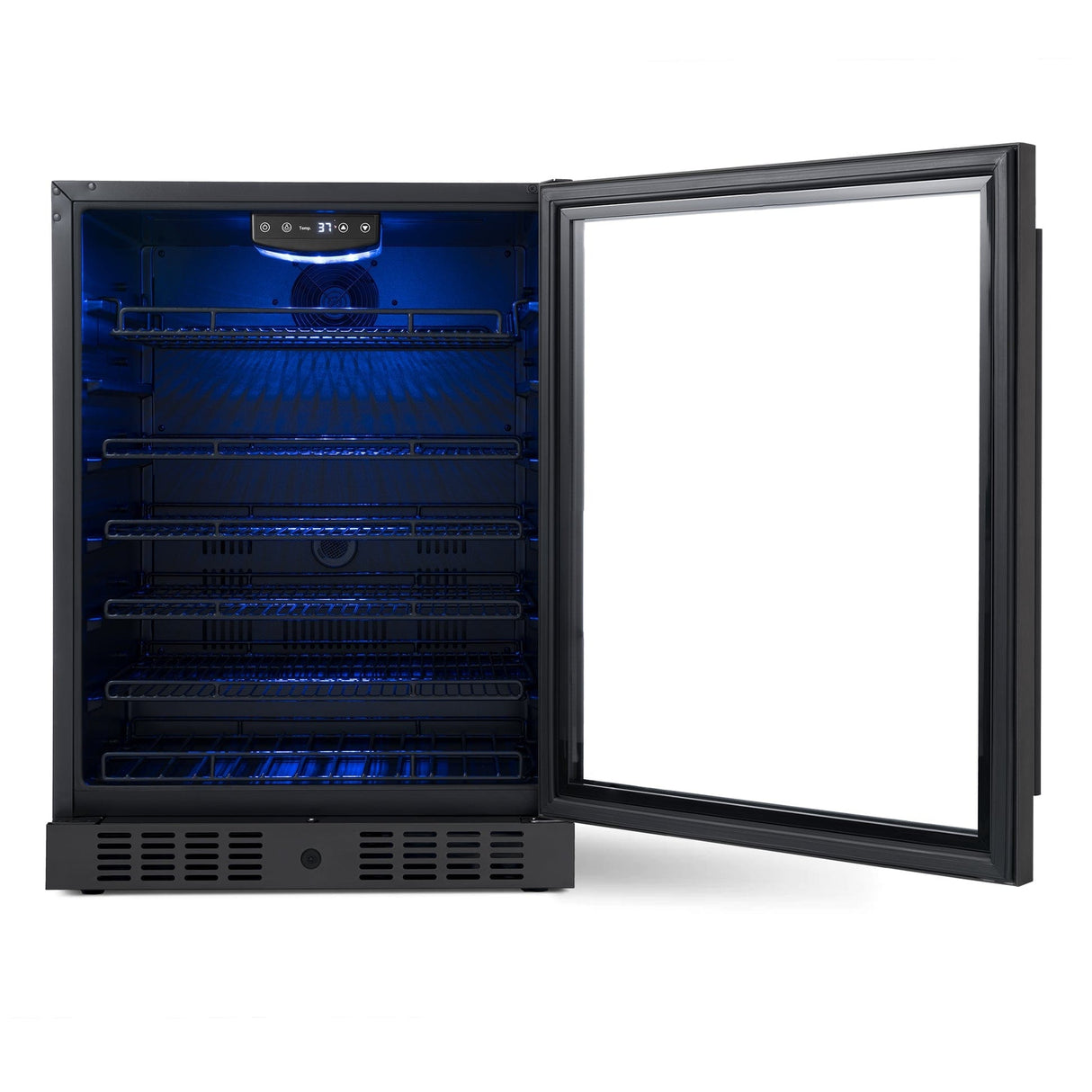 NewAir 177-Can Built-In or Freestanding Black Beverage Fridge Beverage Centers NBC177BS01 Wine Coolers Empire