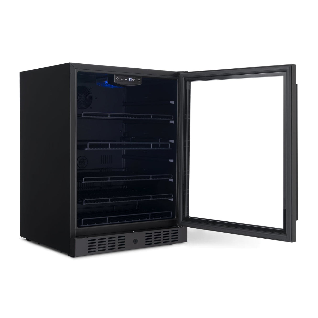 NewAir 177-Can Built-In or Freestanding Black Beverage Fridge Beverage Centers NBC177BS01 Wine Coolers Empire