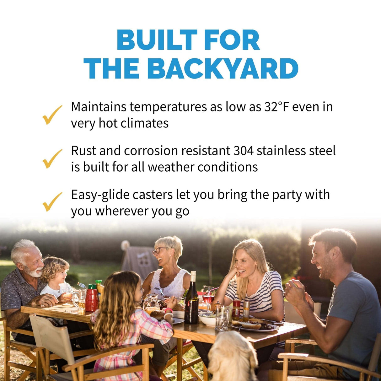 NewAir 24” Built-In 160-Can Outdoor Beverage Fridge NOF160SS00 Beverage Centers NOF160SS00 Wine Coolers Empire