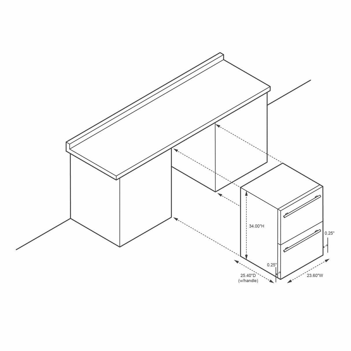 NewAir 24” Built-In 80-Can Dual-Drawer Beverage Fridge Beverage Centers NOF100SS00 Wine Coolers Empire