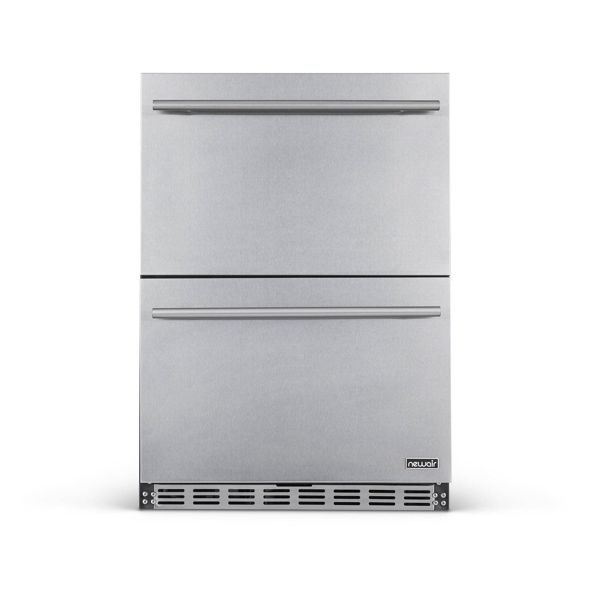 NewAir 24” Built-In 80-Can Dual-Drawer Beverage Fridge Beverage Centers NOF100SS00 Wine Coolers Empire