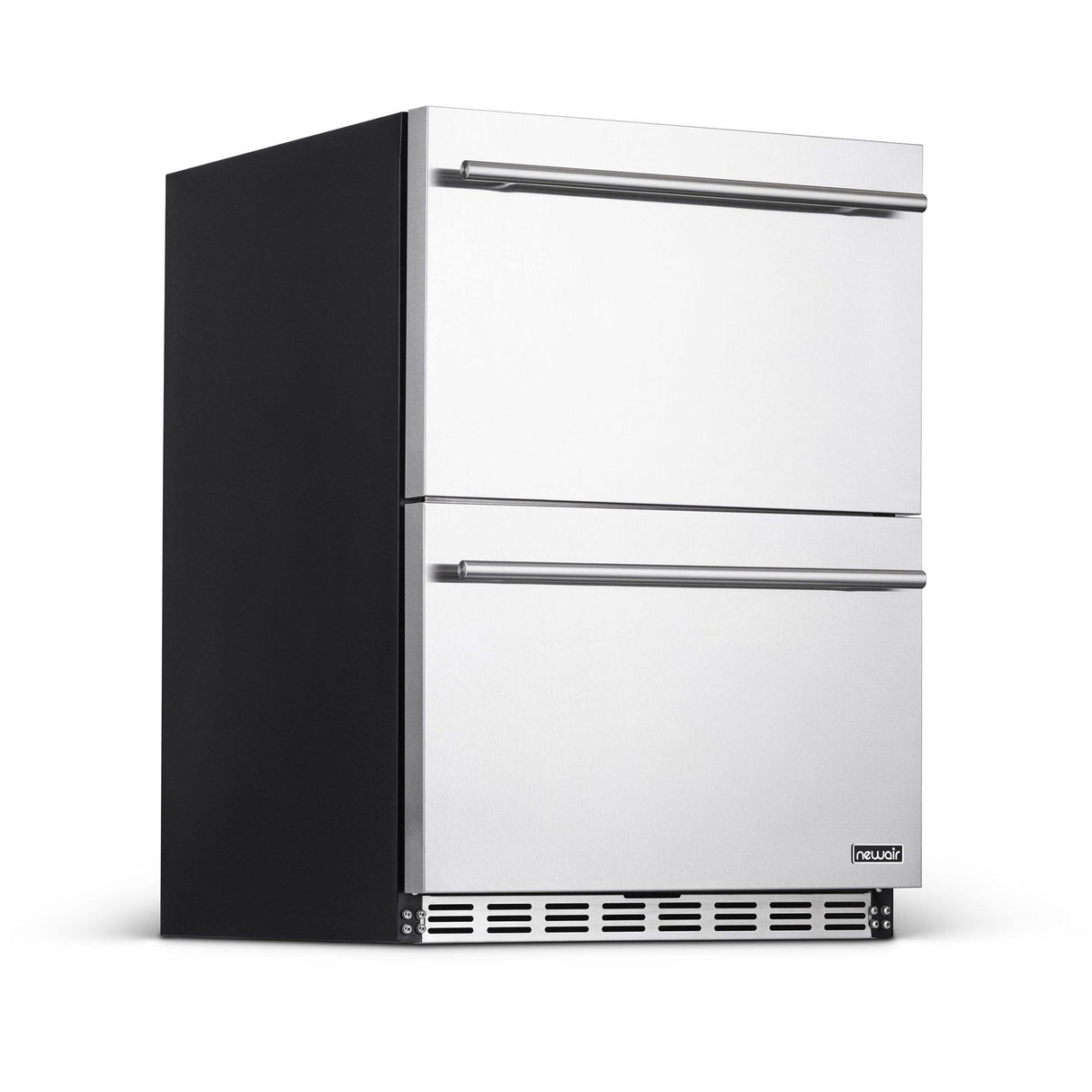 NewAir 24” Built-In 80-Can Dual-Drawer Beverage Fridge Beverage Centers NOF100SS00 Wine Coolers Empire