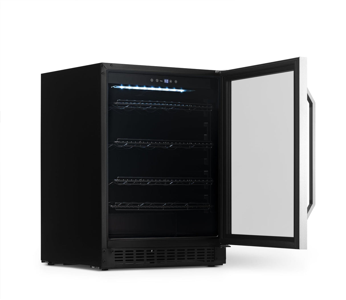 NewAir 24” Built-In or Freestanding 179-Can Beverage Fridge Beverage Centers NWB180SS00 Wine Coolers Empire