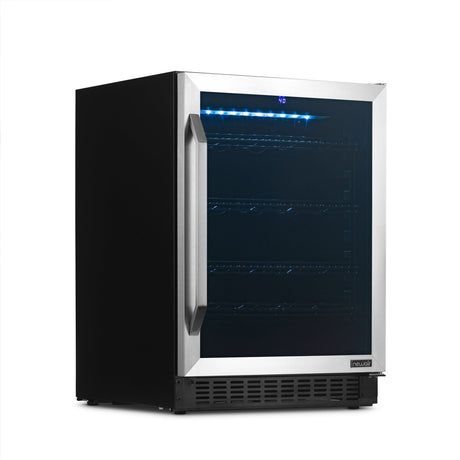 NewAir 24” Built-In or Freestanding 179-Can Beverage Fridge Beverage Centers NWB180SS00 Wine Coolers Empire