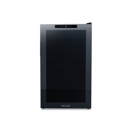 NewAir 51-Bottle Black Freestanding Wine Refrigerator Wine Coolers NWC051BK00 Wine Coolers Empire