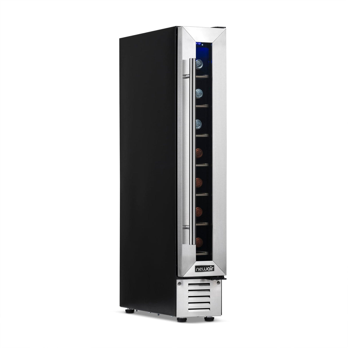 NewAir 6-inch Built-In 7-Bottle Wine Refrigerator NWC007SS00 Wine Coolers NWC007SS00 Wine Coolers Empire
