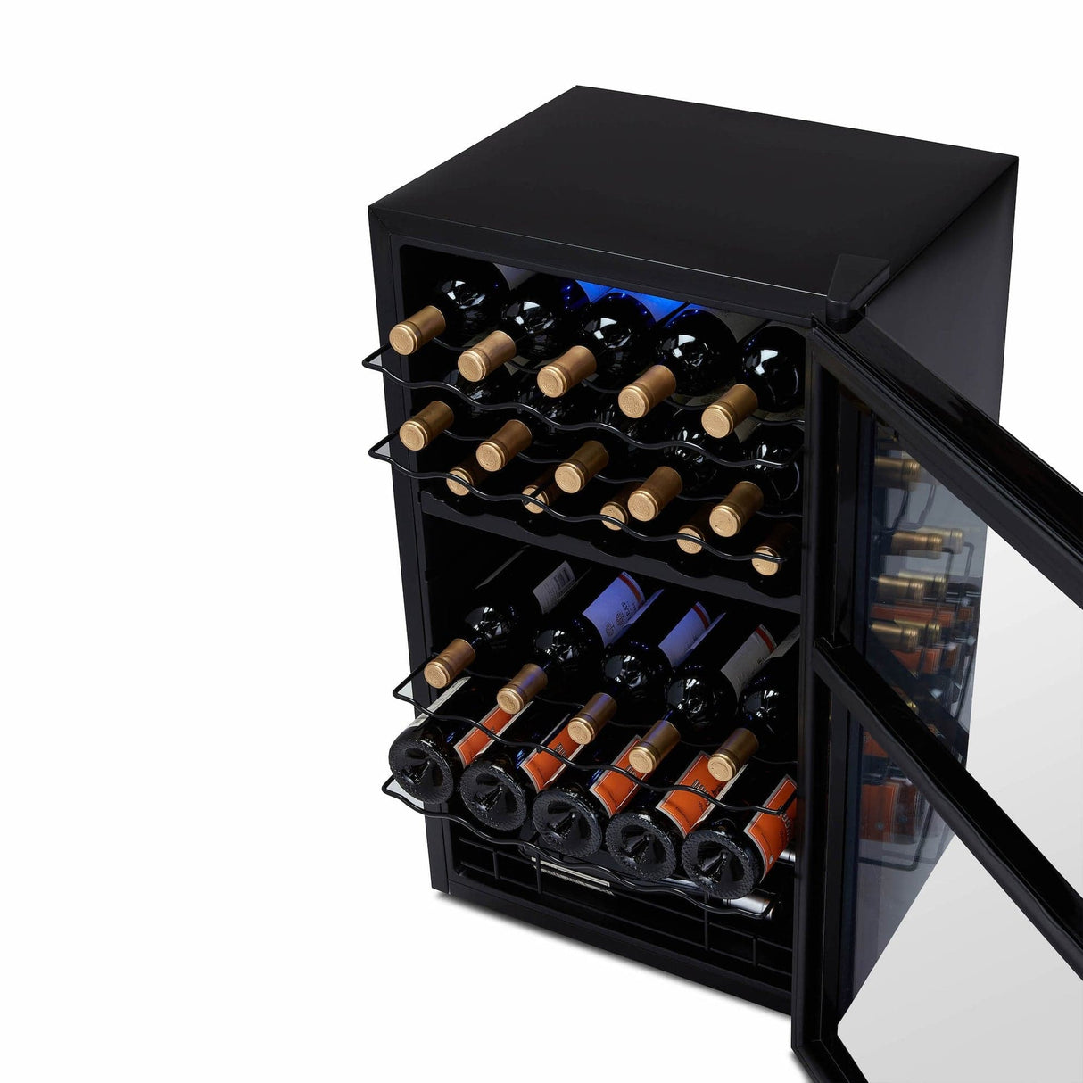 Newair Luma 33-Bottle Freestanding Wine Cooler LWC033BKD0 Wine Coolers LWC033BKD0 Wine Coolers Empire