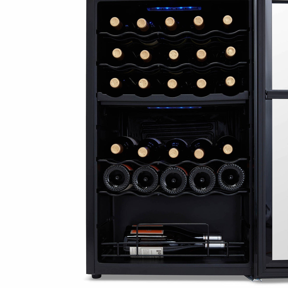 Newair Luma 33-Bottle Freestanding Wine Cooler LWC033BKD0 Wine Coolers LWC033BKD0 Wine Coolers Empire