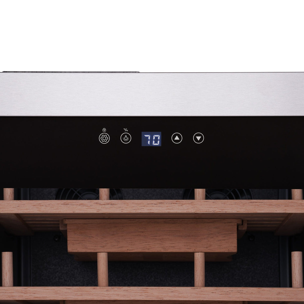 NewAir x Boveda 500-Count Electric Cigar Humidor NCH500SSB0 Cigar Humidors NCH500SSB0 Wine Coolers Empire