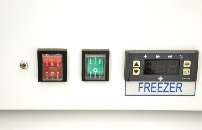 OMCAN 49" Dual Glass Door Freezer with “d” Type Breaker 50031 Freezers 50031 Wine Coolers Empire