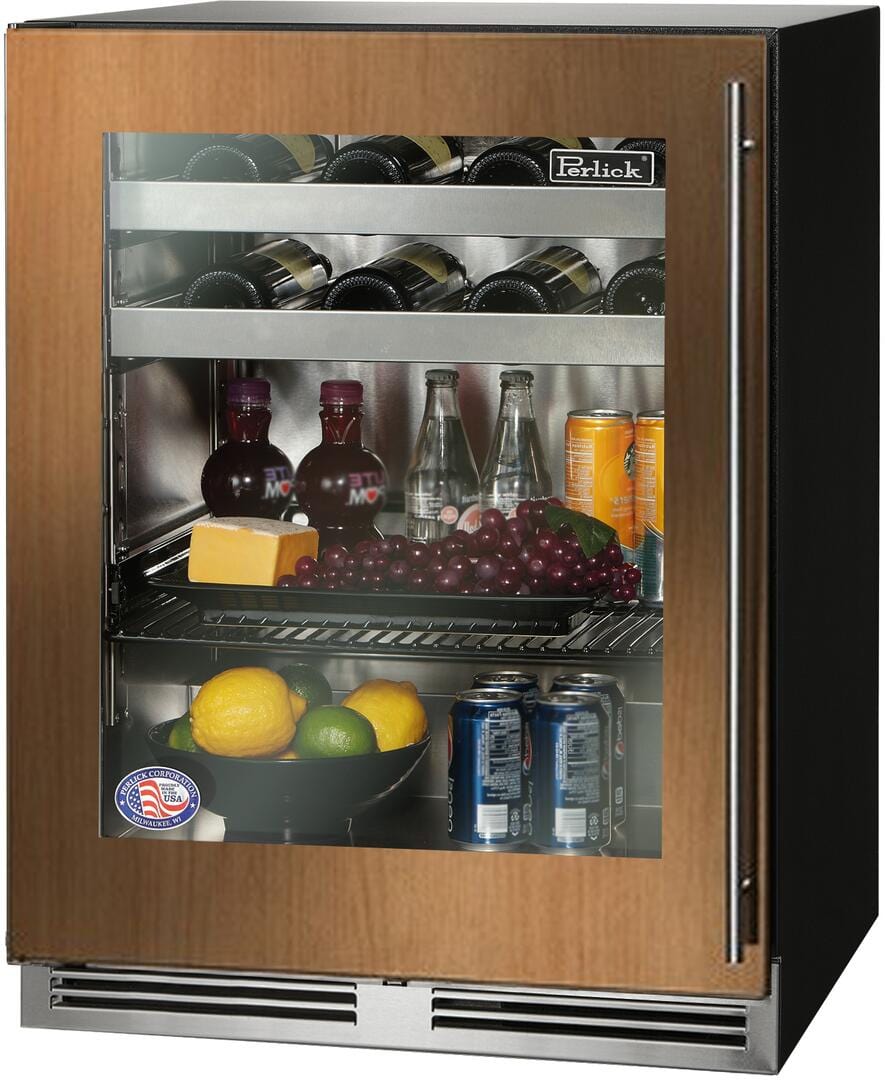 Perlick 24 inch Series Built-In Beverage Center HA24BB-4-4 Beverage Centers HA24BB-4-4L Wine Coolers Empire