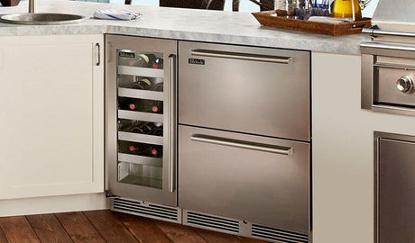 Perlick 24 inch Signature Series 5.2 cu ft Drawer Freezer HP24FO-4-5 Freezers HP24FO-4-5DL Wine Coolers Empire