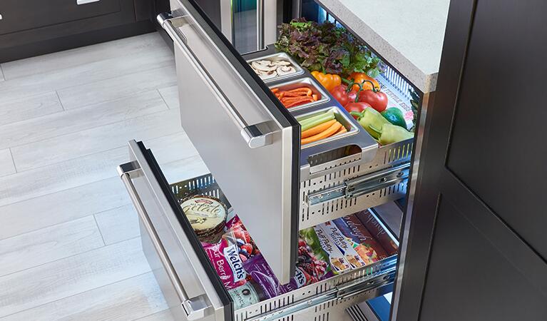 Perlick 24 inch Signature Series 5.2 cu ft Drawer Freezer HP24FO-4-5 Freezers Wine Coolers Empire