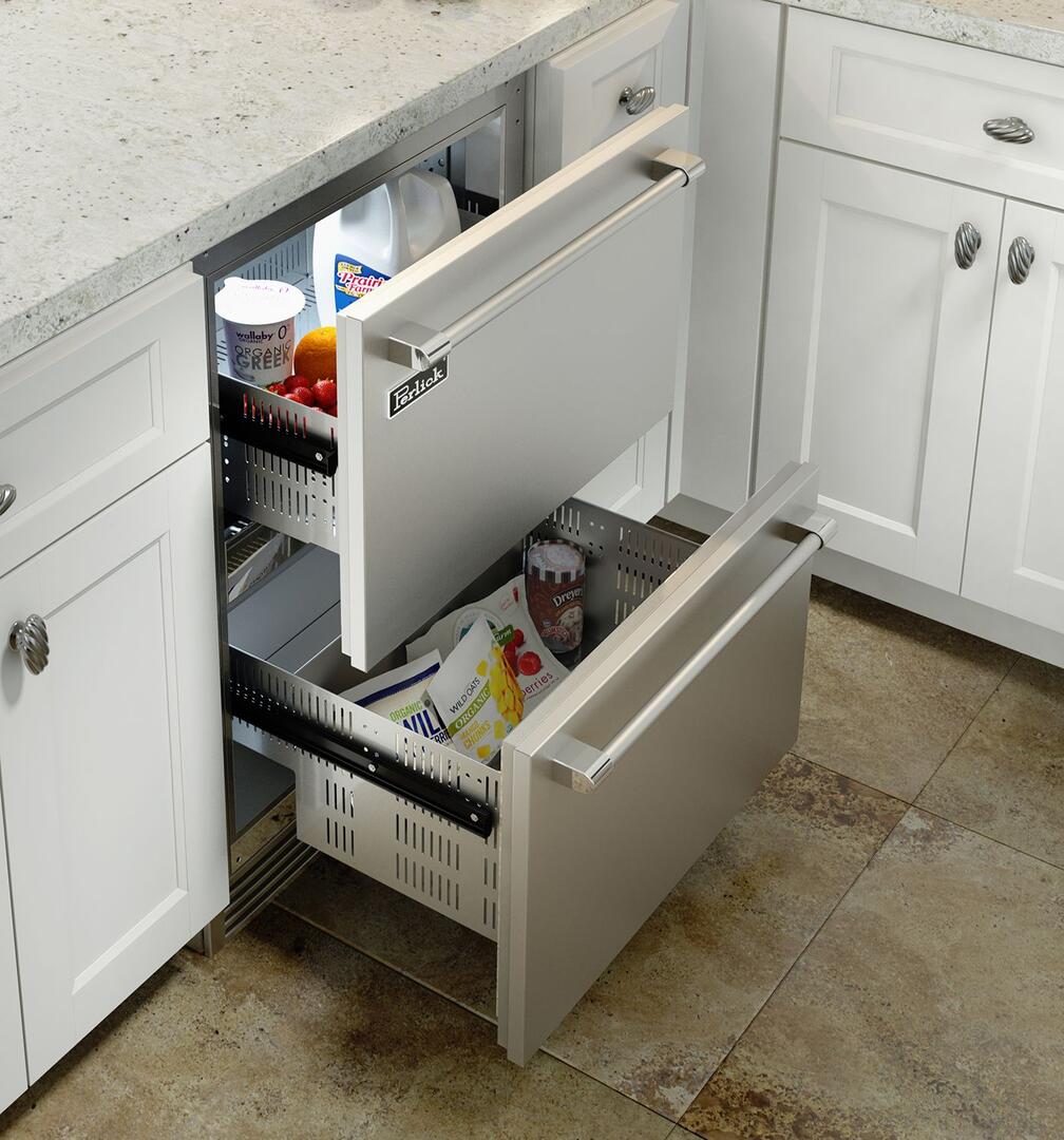 Perlick 24 inch Signature Series 5.2 cu ft Drawer Freezer HP24FS-4-5 Freezers HP24FS-4-5DL Wine Coolers Empire