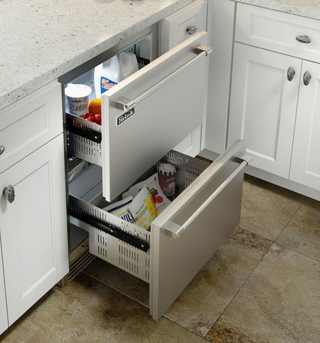 Perlick 24 inch Signature Series 5.2 cu ft Drawer Freezer HP24FS-4-5 Freezers HP24FS-4-5DL Wine Coolers Empire