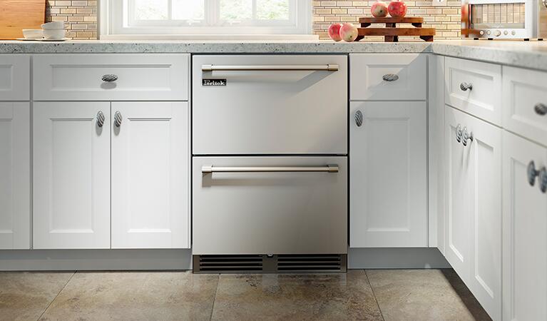 Perlick Signature Series 24-Inch Built-In Counter Depth Drawer Dual Zone Refrigerator & Freezer with 5 cu. ft. Capacity in Stainless Steel HP24ZS-4-5 Refrigerators HP24ZS-4-5 Wine Coolers Empire
