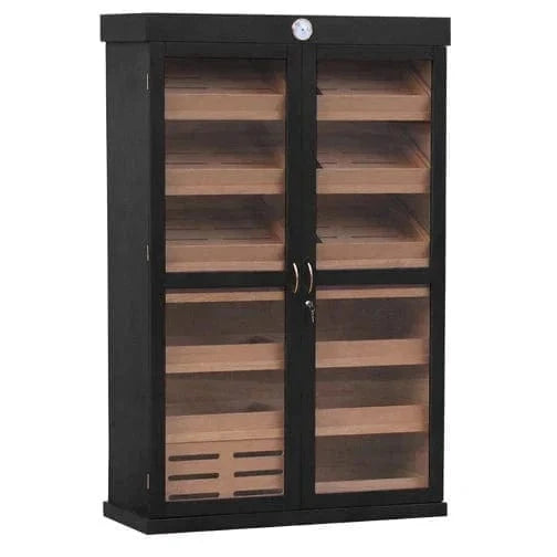 Prestige Import Group The Bermuda Large Commercial Display Cigar Cabinet Humidor BRMDA Cigar Humidors BRMDA Wine Coolers Empire