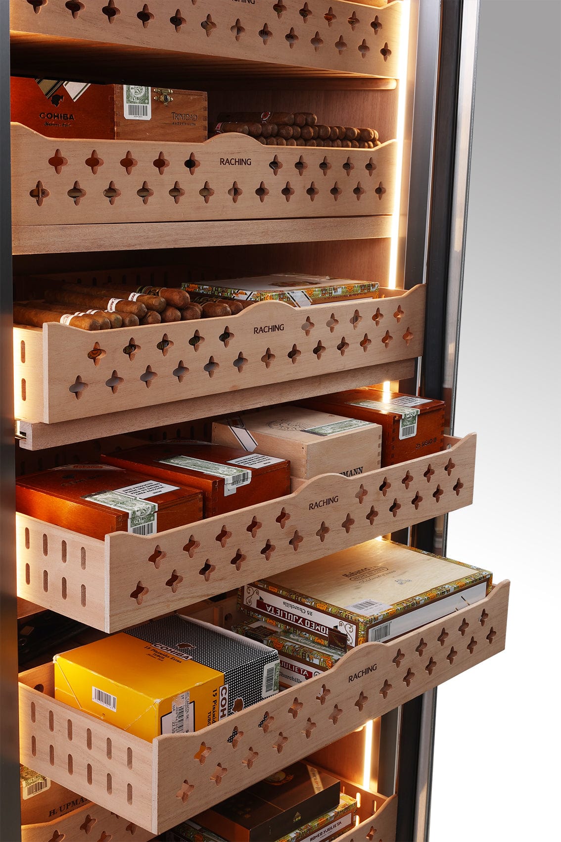 Raching Stainless Steel Cigar Humidor CT48A Cigar Humidors CT48A Wine Coolers Empire